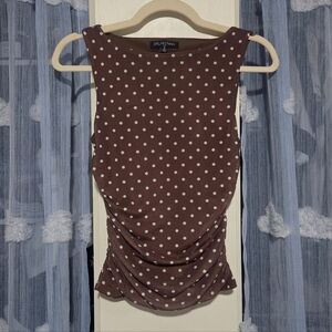 Dylan Ryan NYC Polka Dot Tank Top